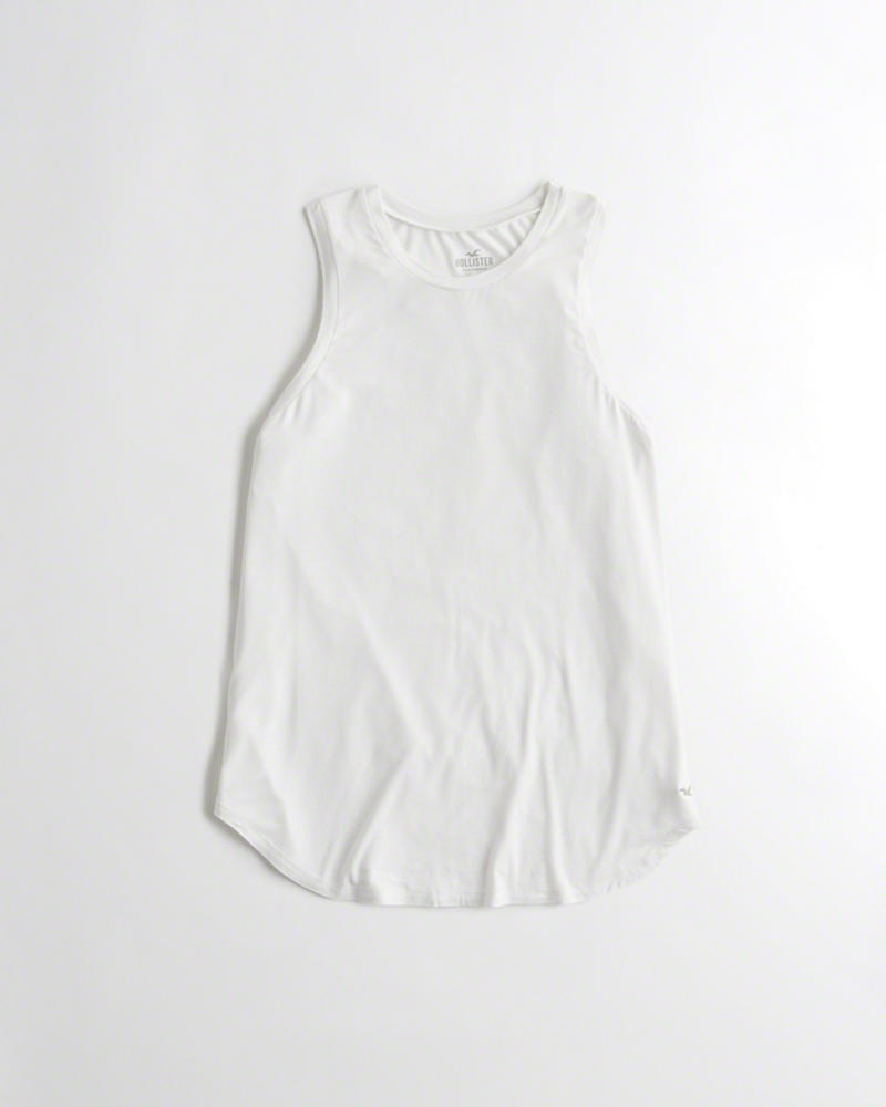 Canotte Hollister Donna Must-Have Easy Bianche Italia (566IYUON)